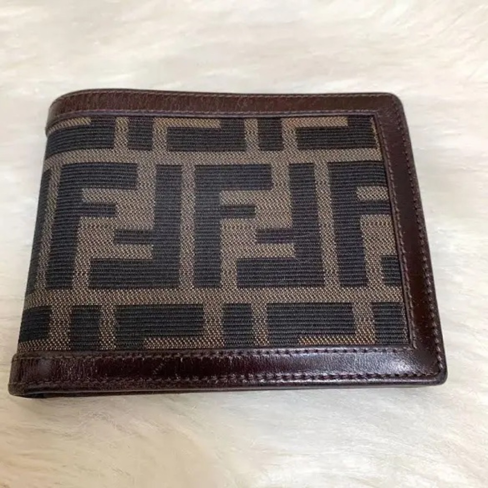 Fendi Zucca Brown and Black wallet Iconic Monogram
